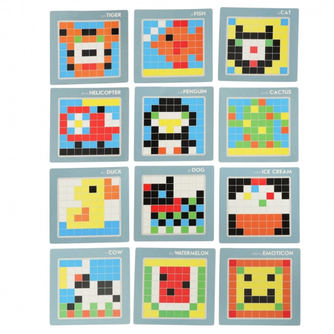 Kreativ logisk puslespil mosaik 175 dele