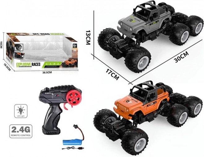RC-bil 2,4 GHz med USB-opladning