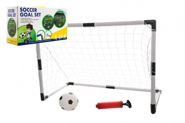Børnefodboldmål 2i1 med bold