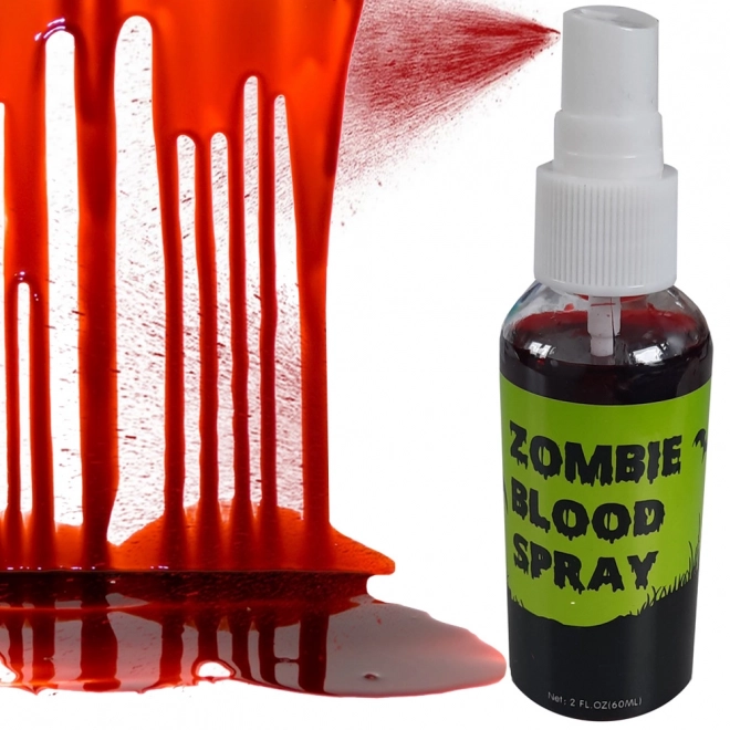 Halloween-spray med kunstigt blod