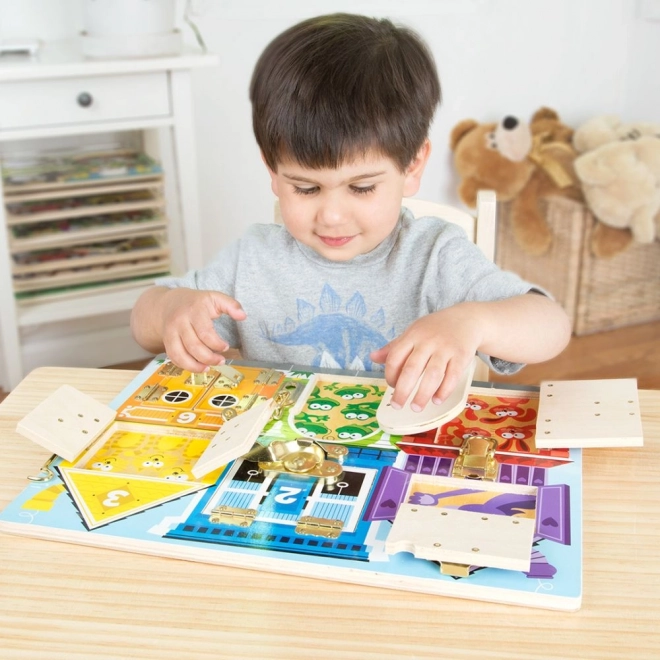 Låse og sikkerhedsbræt Melissa and Doug