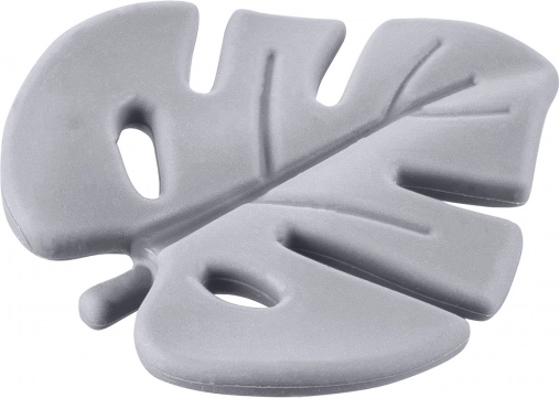 Silikonebidering Leaf, Dove Grey