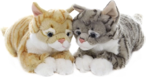 plysset kat liggende 48 cm