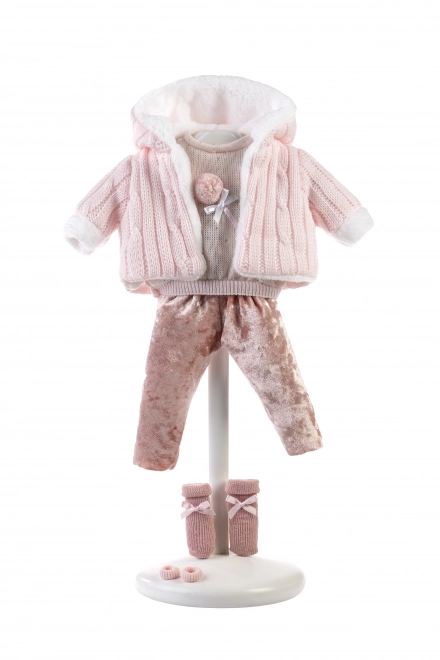 Llorens 385L LOLA - realistisk dukke med lyde og blødt stofkrop - 38 cm