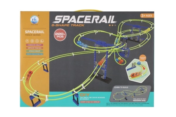 Kuglebane spacerail plast 220 stk i kassen 39x28x7 cm