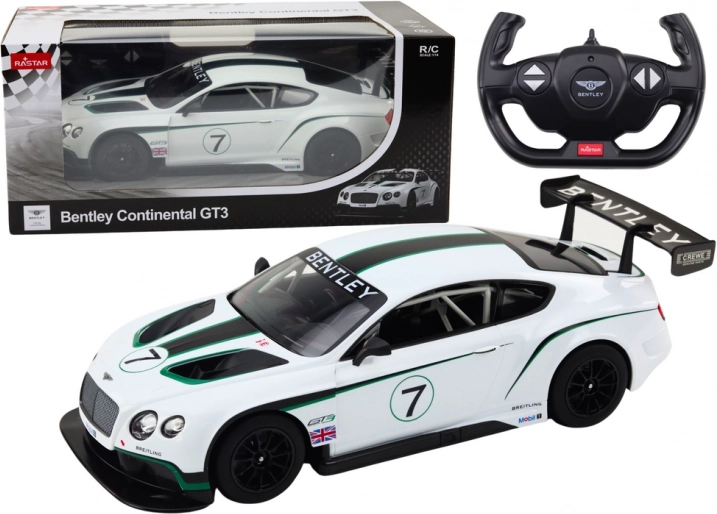 RC bil 1:14 BENTLEY Continental GT3 hvid