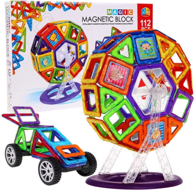 magiske magnetiske byggesæt 112 dele