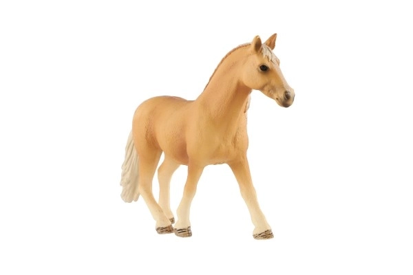 Hjemlig palomino hest zooted plast 13cm i pose