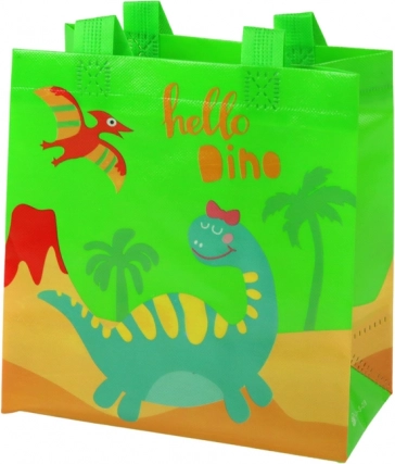 Gavepose dinosaur grøn 23 × 21,5 × 11 cm