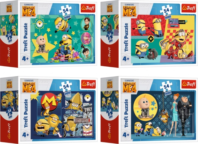 Puslespil Grusomme Mig 4: Sjov med Minions 54 brikker