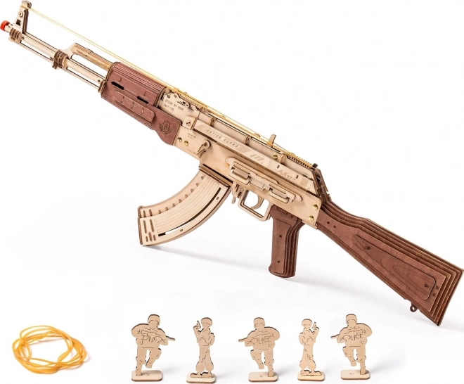 RoboTime 3D Træmekanisk puslespil Angrebsgevær AK-47