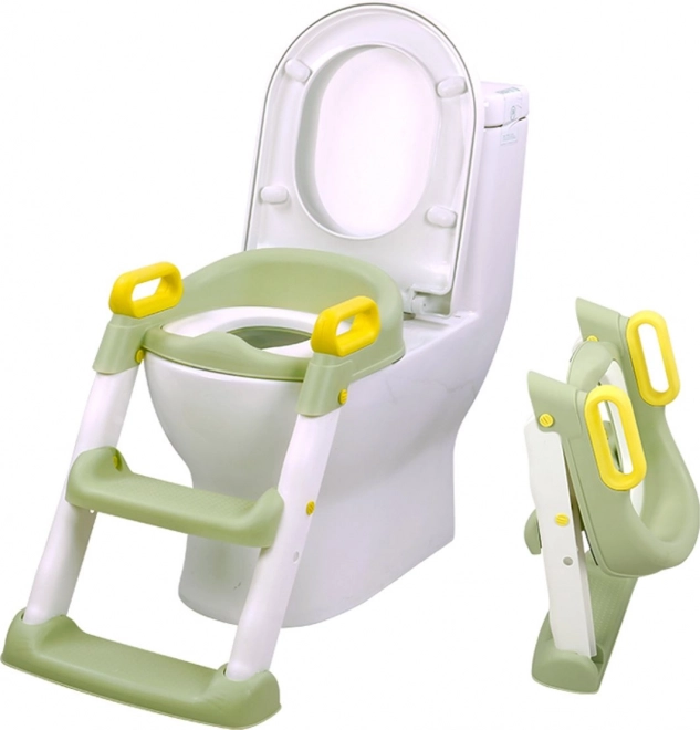 CHIPOLINO Toiletbræt med stige Skippy – grøn