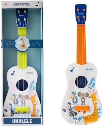 Ukulele med afrikanske motiver