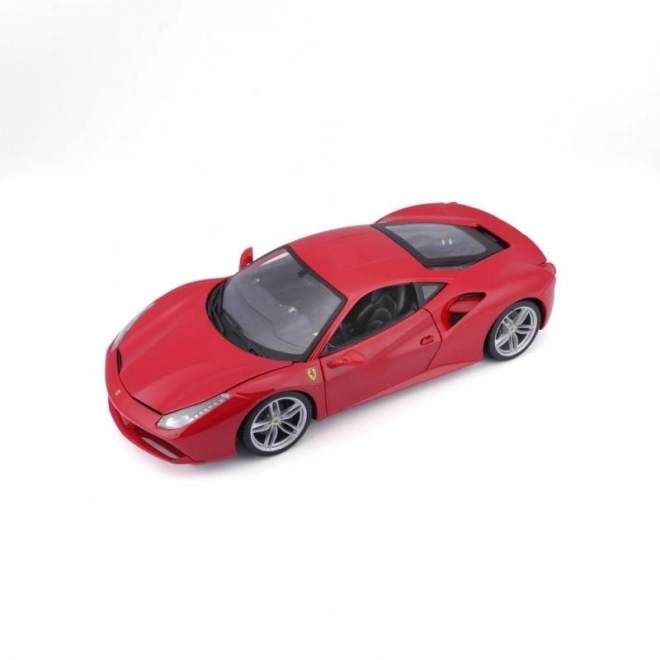 Metalbil Ferrari 488 GTB rød