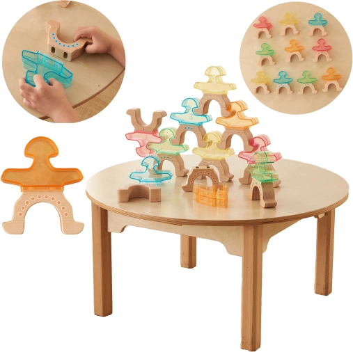 Balancefigurer MASTERKIDZ – stabelbare figurer, 10 stk