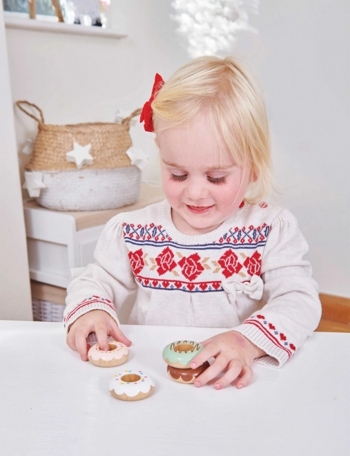Sæt med trÃ¦donuts