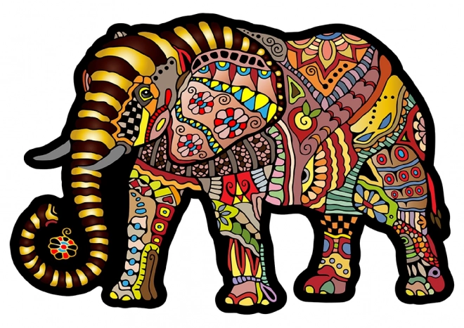 Wooden City Træpuslespil Magisk Elefant 150 stykker EKO