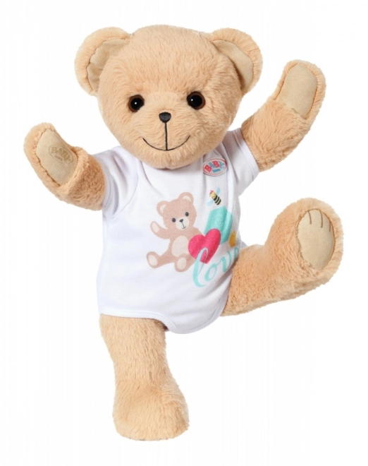 Bamse BABY born, hvidt tøj