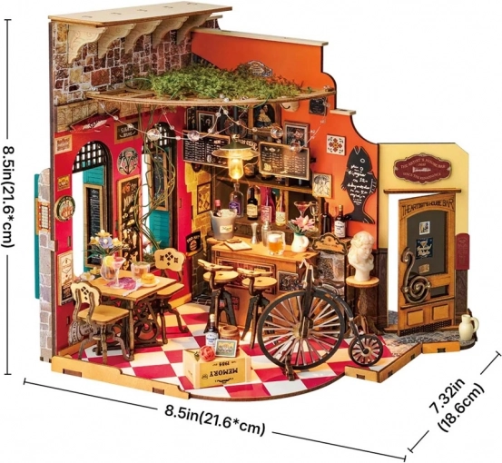 Miniature husmodel Bar og bistro Cheers