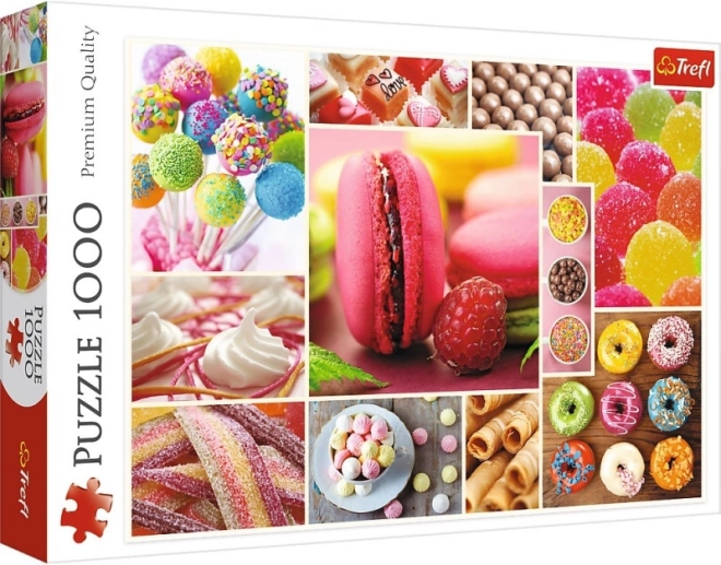 Puslespil 1000 brikker Candy - collage