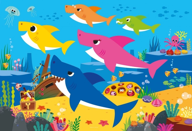 CLEMENTONI Puslespil Baby Shark: Skat 30 brikker