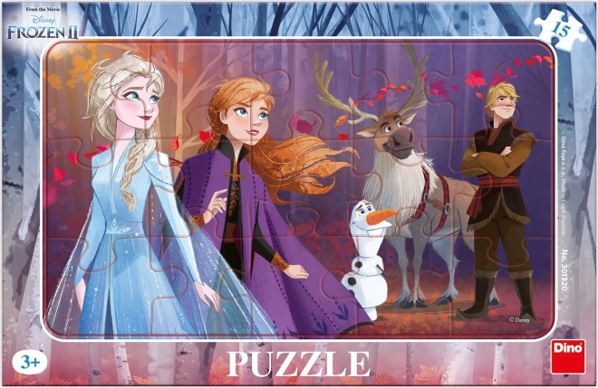 Frozen II puslespil med Kristoff – 15 brikker, bræt