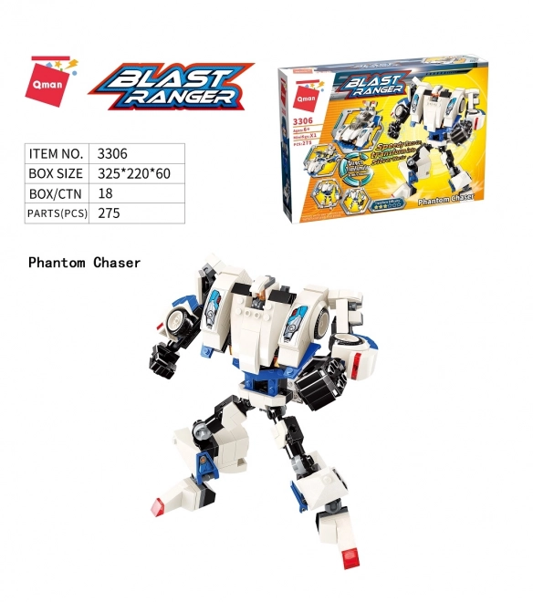 Qman Blast Ranger 3306 Phantom Chaser Byggesæt