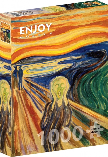 Puslespil Edvard Munch: Skriget 1000 brikker
