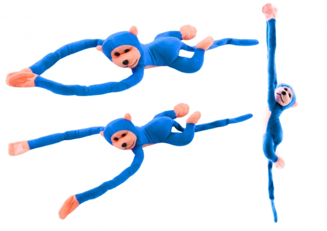 Plys-mascot Abe med lyd Blå 60 cm