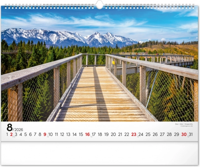 Vægkalender Magické Tatry 2026