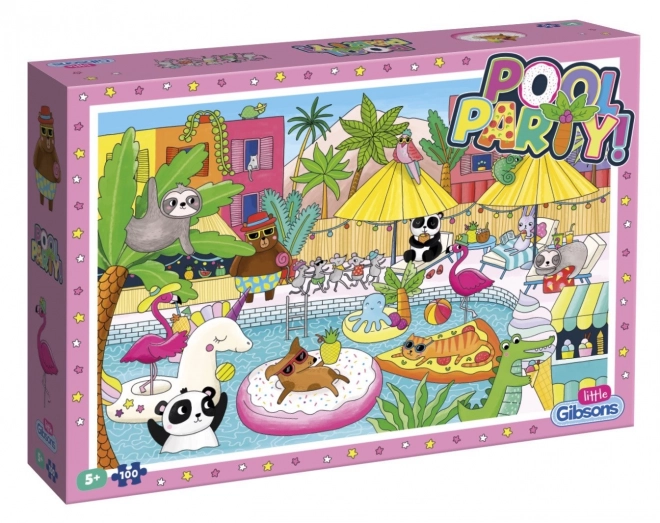 Puzzle Pool Party 100 brikker