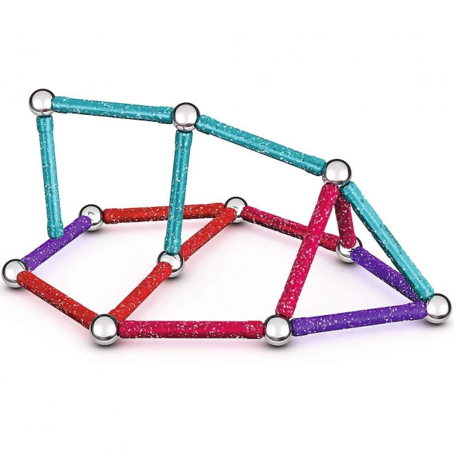 Magnetisk byggesæt GEOMAG Glitter 60 dele