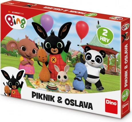 Picnic og fødselsdagsfest 2-i-1 BING – børnebrætspil