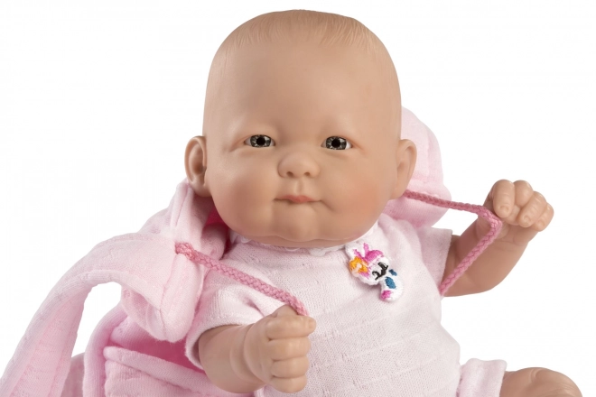 Guca 946 NYFØDT PIGE - realistisk dukke baby med krop af hel vinyl - 25 cm