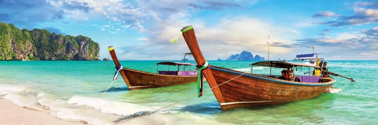 Panoramapuslespil Around the World: Krabi, Thailand 1000 brikker