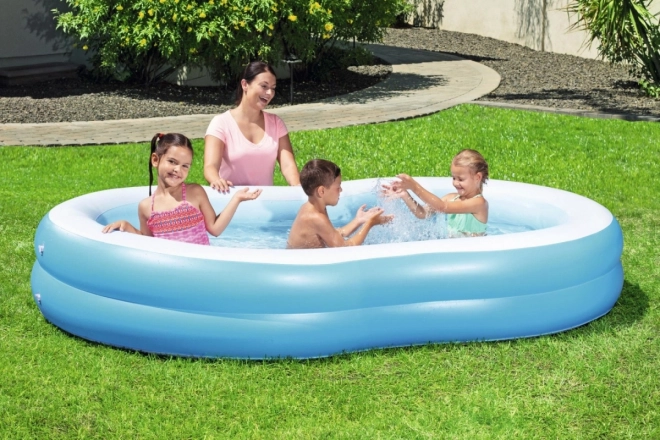 Oppustelig familiepool 2,62m x 1,57m x 46cm