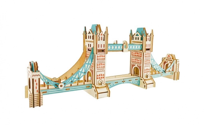 Woodcraft Træ 3D Puslespil Tower Bridge