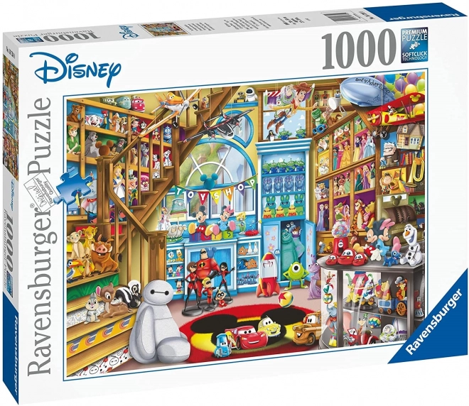 Puslespil 1000 brikker Disneys verden