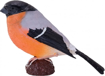 mojo figur – dompap – realistisk fugl i ftalatfri pvc