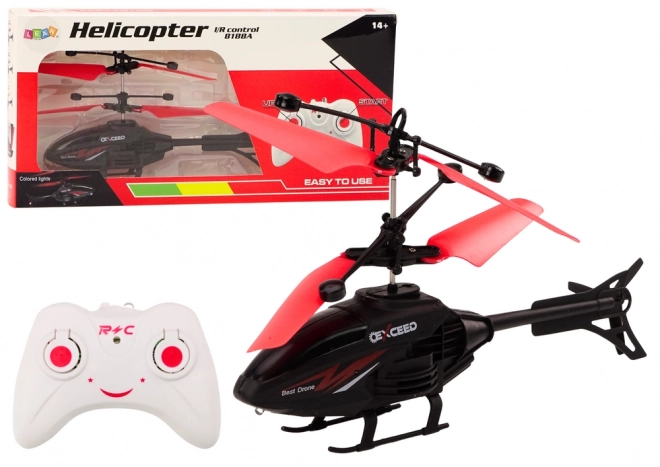Fjernstyret RC gyro helikopter – rød