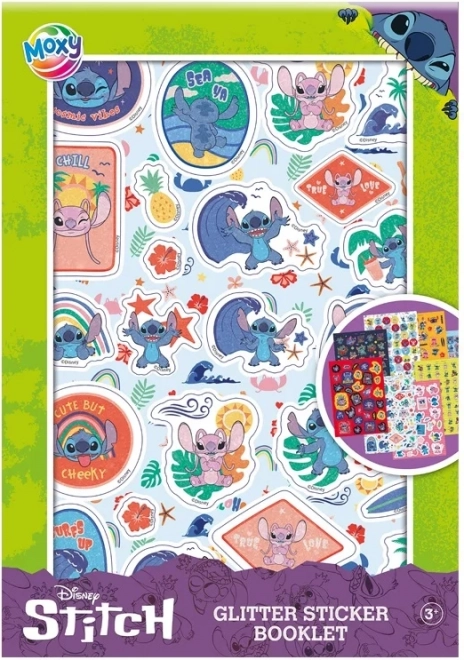 Glitrende klistermærker Stitch