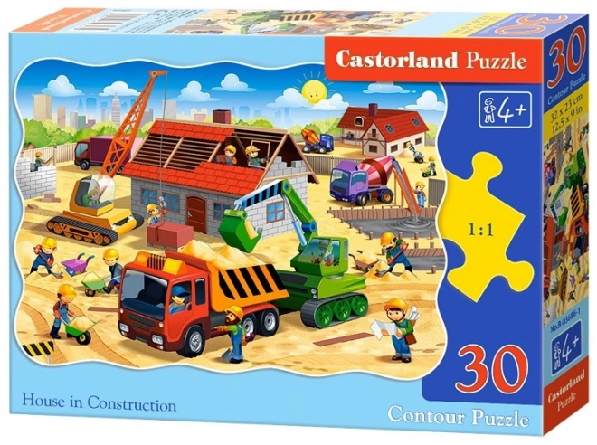 Puslespil i Byggeri 30 brikker