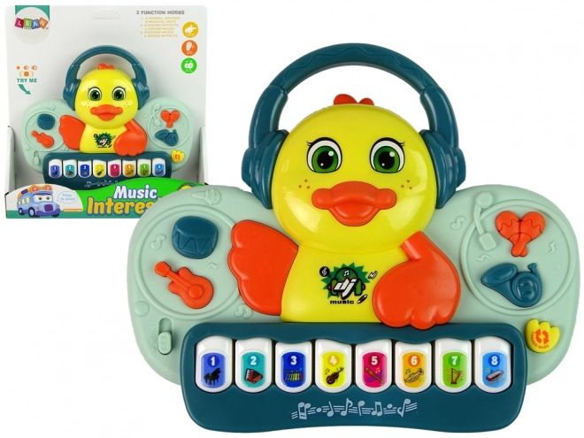 Interaktiv Duck Duck Klaver DJ Lyd Musik Instrumenter Melodi