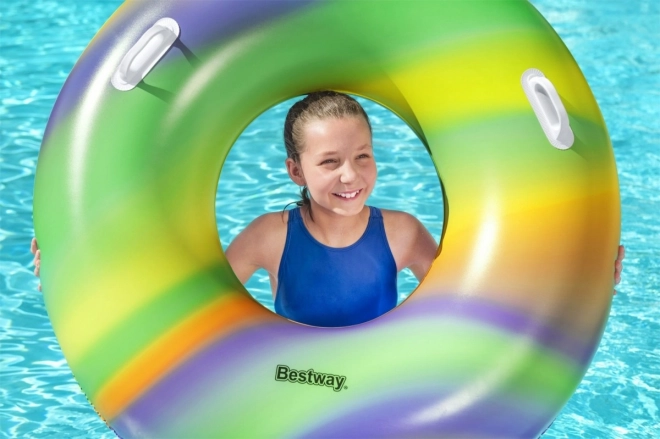 Farverig svømmerring Bestway Rainbow