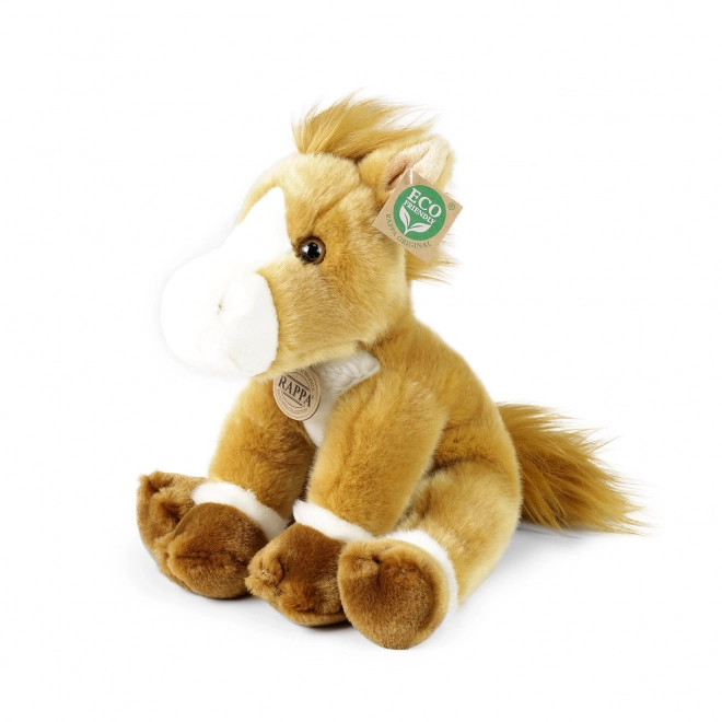 Plys hest siddende 30 cm ECO VENLIG