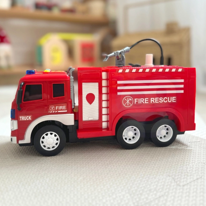 woopie fjernstyret brandbil RC med vand spray funktion