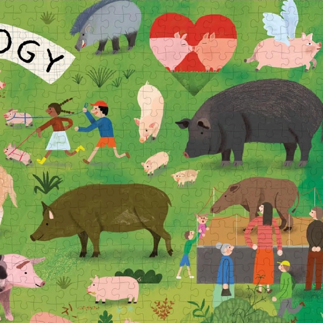 Puzzle Pigologie 1000 brikker fra Chronicle Books