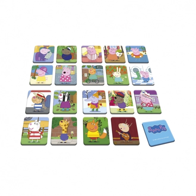 Hukommelsesspil med Peppa Pig