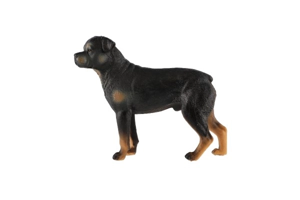 Plast hundefigur Rottweiler 8cm