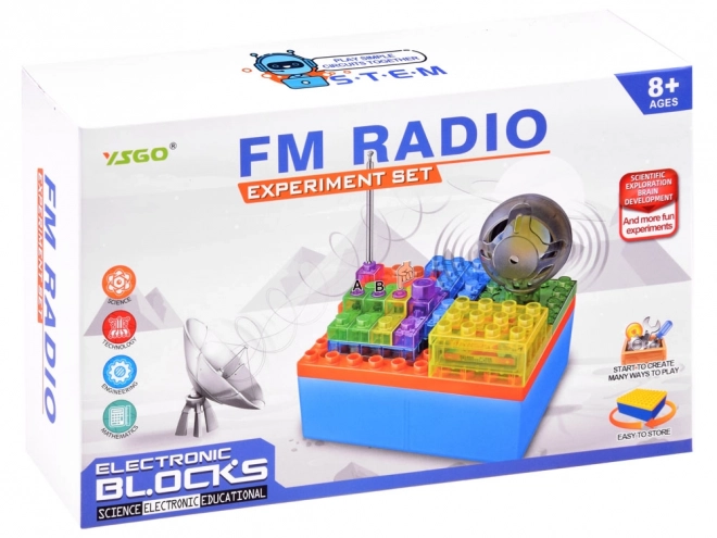 Uddannelsessæt byggesæt Byg din RADIO - ren leg Lille elektronik-tekniker ZA3980